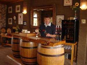 gp Tony Thorogood in the tasting room